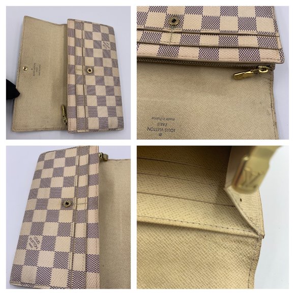 Authentic Louis Vuitton DA White Long Wallet - Picture 11 of 15